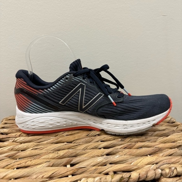 New Balance 890 Navy Blue & Orange Running Shoes 9 - Picture 9 of 9